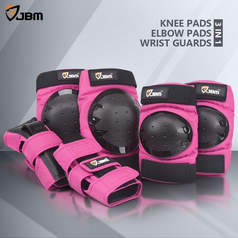 JBM Adult & Kids Knee Pads Elbow Pads and Wrist Guards for Inline Skating, Roller Skating, Skateboarding, Scootering - Image 5